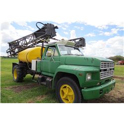 1980's FORD SINGLE AXLE SPRAYER TRUCK