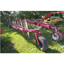 HARVESTMAN 12 WHEEL RAKE
