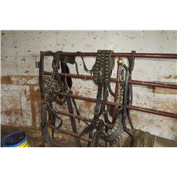 2 BRASS SINGLE TEAM HARNESS