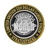 Image 2 : .999 Silver Stratosphere Las Vegas, NV $10 Casino Limited Edition Gaming Token
