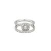 Image 1 : 14KT White Gold 1.27 ctw Round Cut Diamond Ring