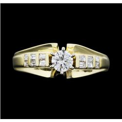 14KT Yellow Gold 0.82 ctw. Diamond Ring