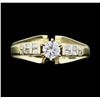 Image 1 : 14KT Yellow Gold 0.82 ctw. Diamond Ring