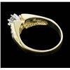 Image 3 : 14KT Yellow Gold 0.82 ctw. Diamond Ring