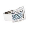 Image 1 : 14KT White Gold 2.22 ctw Diamond Ring