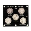 Image 1 : Set of (5) 1878 $1 Morgan Silver Dollar Coins - Assorted Variety