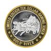 Image 1 : .999 Silver Gold River Laughlin, NV $10 Limited Edition Casino Gaming Token