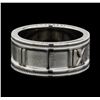 Image 2 : 14KT White Gold George Carter Jessop Roman Numeral Designer Ring