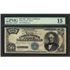 Image 1 : 1891 $50 Silver Certificate Note Fr.335 PMG Choice Fine 15