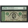 Image 1 : 1862 $5 Virginia Treasury Note Obsolete Note PMG Fine 12