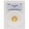 Image 1 : 2005 $5 American Gold Eagle Coin PCGS MS69