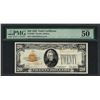 Image 1 : 1928 $20 Gold Certificate Note Fr.2402 PMG About Uncirculated 50EPQ