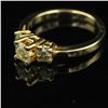 Image 6 : 14KT Yellow Gold 0.81 ctw Three Stone Diamond Ring