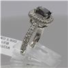 Image 2 : 14KT White Gold 2.76 ctw Cushion Cut Fancy Brown Diamond Ring