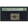 Image 1 : March 3, 1863 Third Issue 5 Cent Fractional Currency Note PMG About Uncirculated