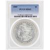 Image 1 : 1885 $1 Morgan Silver Dollar Coin PCGS MS63