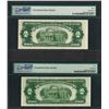 Image 2 : 1953A $2 Legal Tender Note PMG VF30EPQ & 1953 $2 Legal Tender Note PMG XF40EPQ