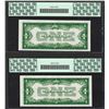 Image 2 : (2) Consecutive 1928A $1 Funnyback Silver Certificate Notes PCGS Very Choice New