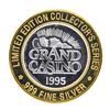 Image 2 : .999 Silver Grand Casino $10 Limited Edition Gaming Token