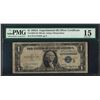 Image 1 : 1935A $1 Experimental Silver Certificate Note Fr.1609 PMG Choice Fine 15