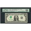 Image 1 : 1977 $1 Federal Reserve Note ERROR Inverted 3rd Print PMG Very Fine 25