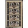 Image 1 : Uncut Sheet of $5 Citizens Bank of Louisiana Obsolete Notes