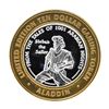 Image 2 : .999 Silver Aladdin Resort Casino $10 Limited Edition Casino Gaming Token