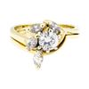 Image 2 : 14KT Yellow Gold 0.75 ctw Diamond Ring