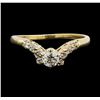 Image 1 : 14KT Yellow Gold 0.55 ctw Diamond Ring