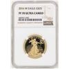 Image 1 : 2016-W $25 American Gold Eagle Coin NGC PF70 Ultra Cameo