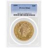 Image 1 : 1899 $20 Liberty Head Double Eagle Gold Coin PCGS MS61