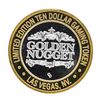 Image 1 : .999 Silver Golden Nugget Las Vegas $10 Limited Edition Casino Gaming Token