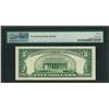 Image 2 : 1953A $5 Legal Tender Note Fr.1533 PMG Gem Uncirculated 66EPQ