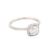 Image 2 : 18KT White Gold 1.32 ctw Round Diamond Engagement Ring