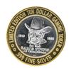 Image 1 : .999 Silver Sam's Town Las Vegas $10 Limited Edition Casino Gaming Token