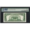 Image 2 : 1950 $5 Federal Reserve Note Narrow Fr.1961-A PMG Choice About Uncirculated 58EP