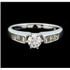 Image 1 : 14KT White Gold 1.03 ctw Diamond Ring