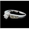 Image 2 : 14KT White Gold 1.03 ctw Diamond Ring