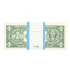 Image 2 : Pack of (100) Consecutive 1957B $1 Silver Certificate Notes Uncirculated
