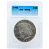 Image 1 : 1928 $1 Peace Silver Dollar Coin ICG MS62