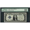 Image 1 : 1928 $1 Funnyback Silver Certificate Note Fr.1600 PMG Choice About Uncirculated