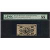 Image 1 : March 3, 1863 Third Issue 10 Cent Fractional Currency Note PMG About Uncirculate