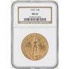 Image 1 : 1923 $20 St. Gaudens Double Eagle Gold Coin NGC MS62