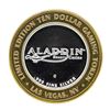 Image 2 : .999 Silver Aladdin Resort Casino $10 Limited Edition Casino Gaming Token