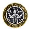 Image 2 : .999 Silver Monte Carlo Resort & Casino Las Vegas, NV $10 Limited Edition Gaming