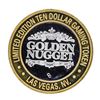 Image 1 : .999 Silver Golden Nugget Las Vegas $10 Limited Edition Casino Gaming Token