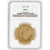 Image 1 : 1895 $20 Liberty Head Double Eagle Gold Coin NGC MS61