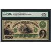 Image 1 : 1860's $50 Citizens Bank of Louisiana Obsolete Note PMG Gem Uncirculated 65EPQ