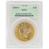 Image 1 : 1899-S $20 Liberty Head Double Eagle Gold Coin PCGS MS61