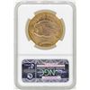 Image 2 : 1910-D $20 St. Gaudens Double Eagle Gold Coin NGC MS62